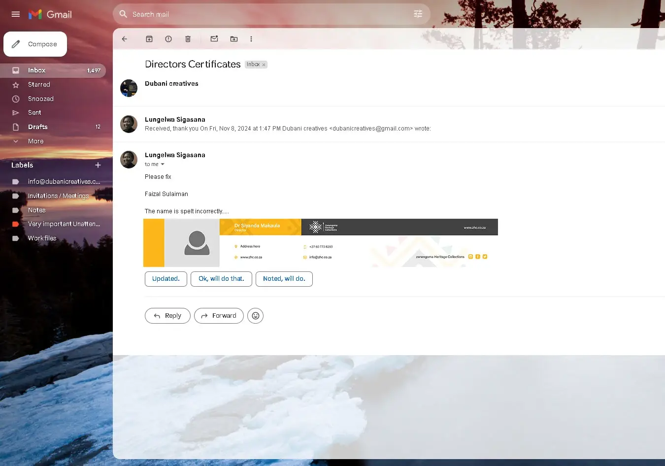 Zanengoma Heritage C...