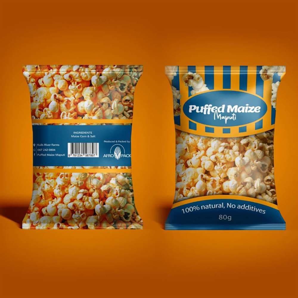 Puffed Maize product...